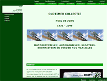 Tablet Screenshot of oldtimercollection.nl